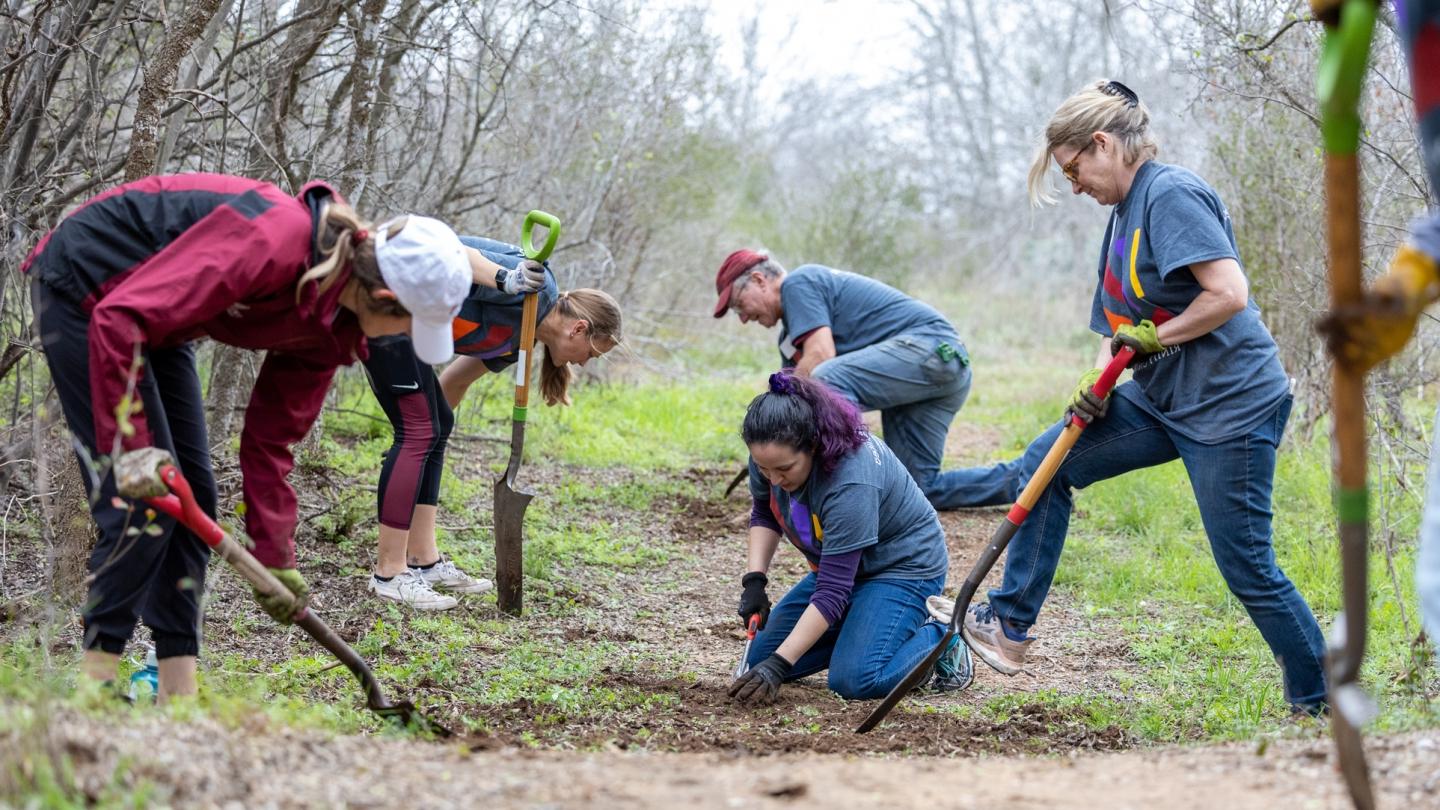 Trinity students perform community service